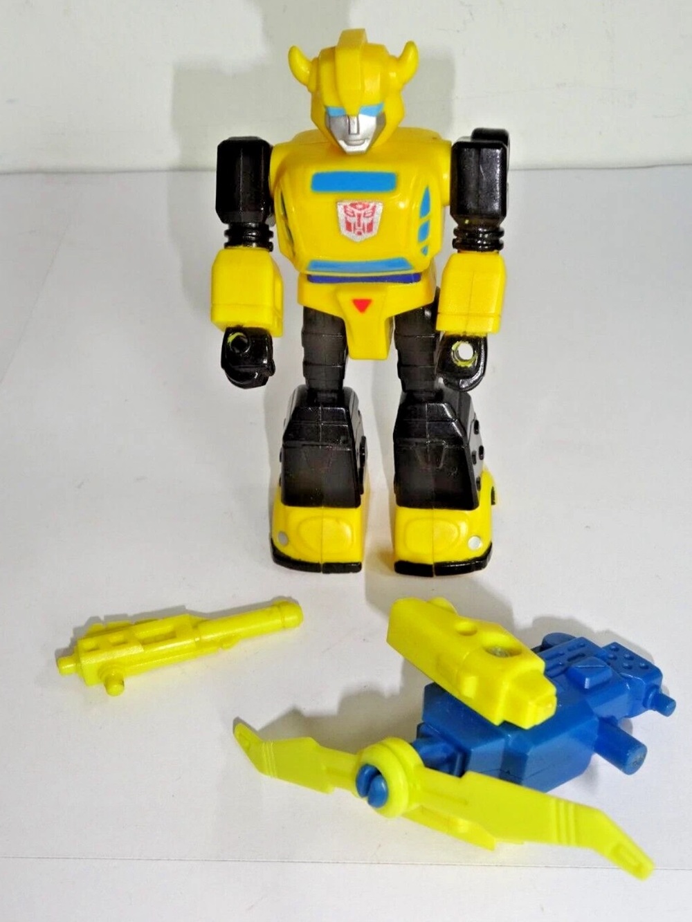 Transformers G1​ 1990 G1 Bumblebee with Heli-Pack Hasbro Vintage Toy Figure
